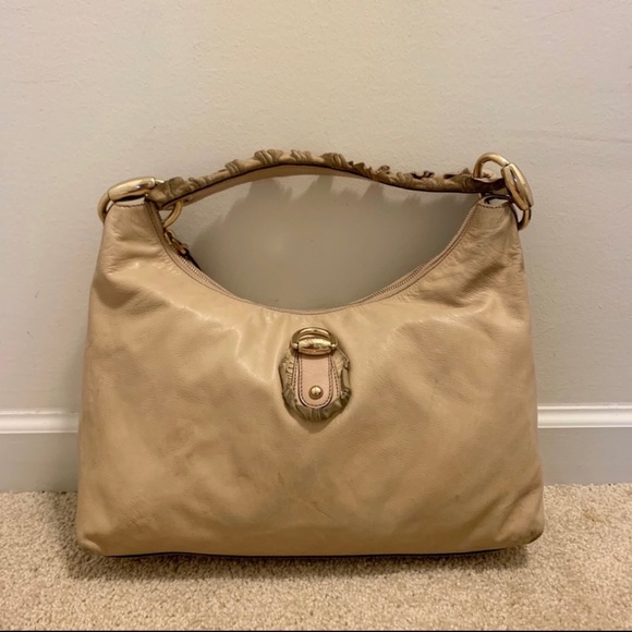 Gucci Handbags - Authentic Gucci Leather Shoulder Bags, Medium